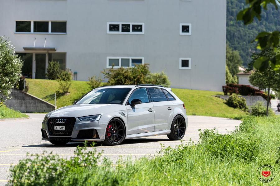  Audi RS3 Avant on Vossen Wheels (VPS-301) 2017 года  (фото 26 из 30)